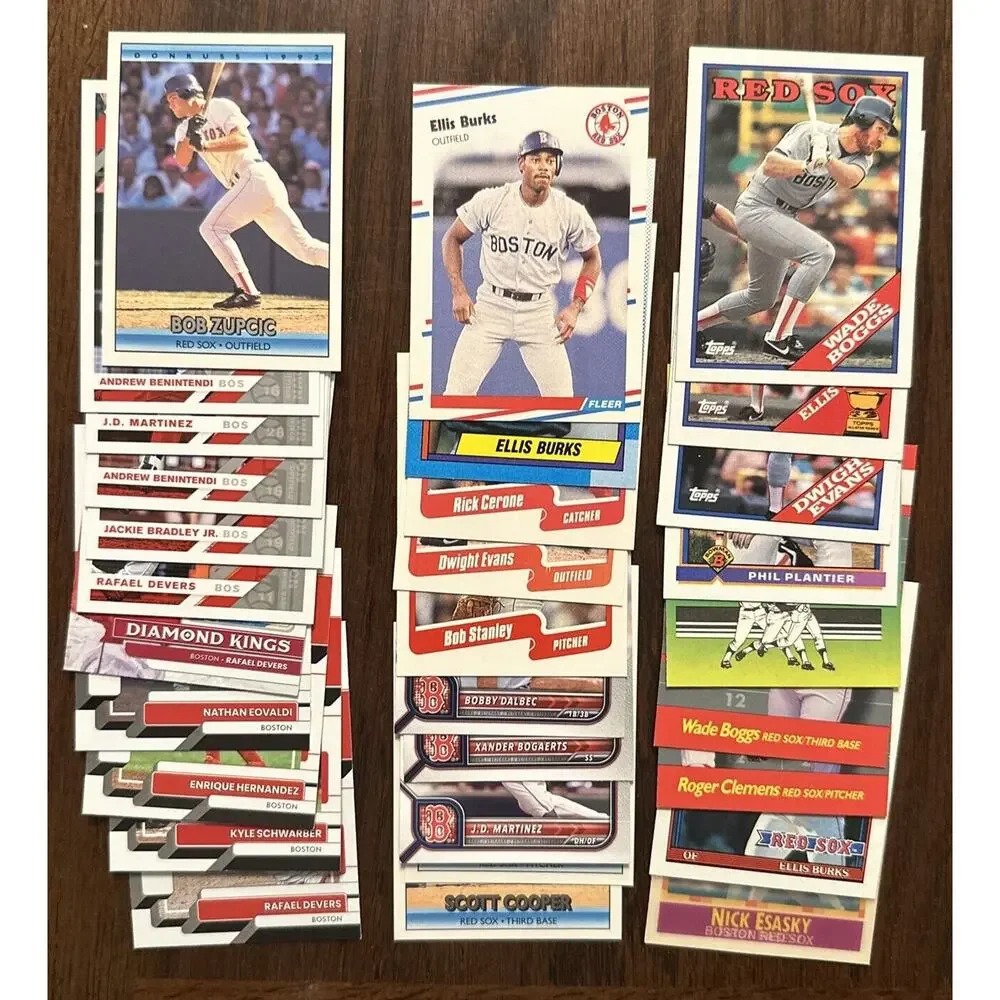 Boston Red Sox Baseball Card Huge Lot 151 Different Cards